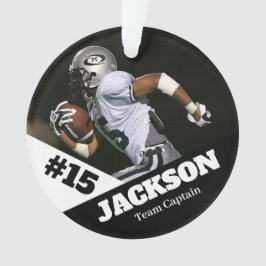 Custom Foto Sportkeepake Ornament Fußball