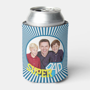 Custom Foto Super Vater Comic Book Dosenkühler