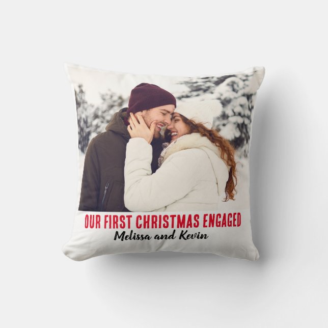 Custom Foto Throw Kissen Weihnachten Personalisier (Vorderseite)