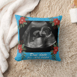 Custom Foto, Ultraschall Sonogramm Weihnachten Kissen