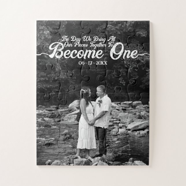 Custom Foto Unity Wedding Black & White (Vertikal)