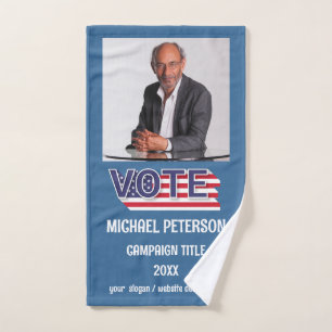 Custom Foto USA Wahlkampagne Kundgebung Handtuch