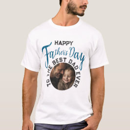 Custom Foto Vatertag - Geschenk für Vater T-Shirt