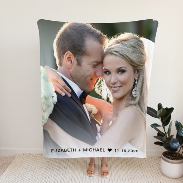 Custom Foto Wedding Fleecedecke (Von Creator hochgeladen)