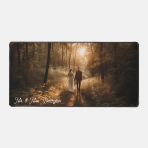 Custom Foto Wedding Keepake Geschenk Schreibtischunterlage