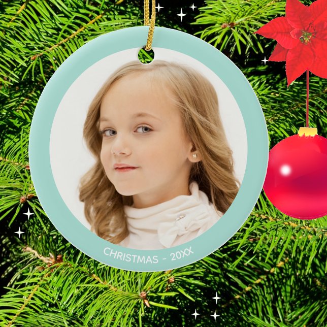 Custom Foto Weihnachten Keramik Ornament (Von Creator hochgeladen)