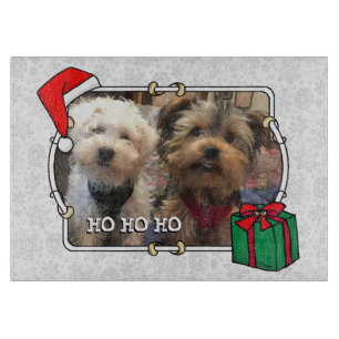 Custom Foto Weihnachts-Weihnachtsmannmütze Pet HO Schneidebrett
