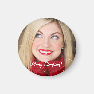 Custom Foto Weihnachtsgeschenk - Magnet