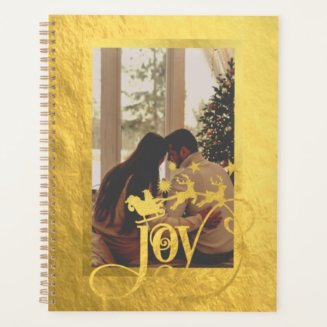 Custom Foto Weihnachtsgeschenk-Planer-Notebook Planer (Vorderseite)