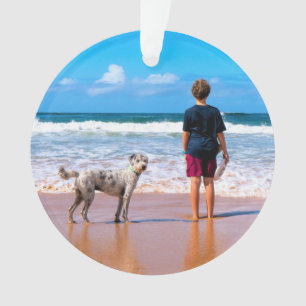 Custom Foto Weihnachtsschmuck Ihr Haustier Fotos Ornament