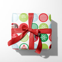 Custom Foto Weihnachtsstecke Geschenkwrap