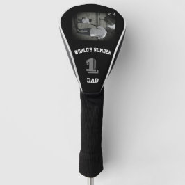 Custom Foto World's Number One Vater Uncle Golf Headcover