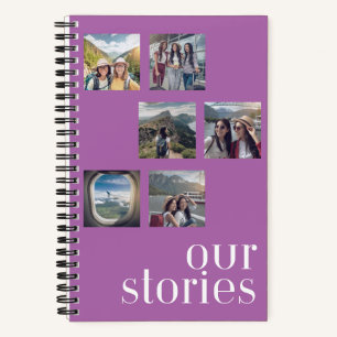 Custom Fotos Best Friends Journal in Lila Notizbuch