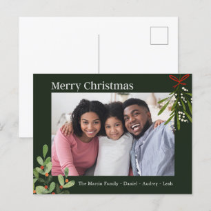 Custom Fotos Frohe Weihnachts-Foto Postkarte