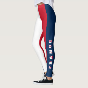 Custom France Print Personalisierte französische Leggings