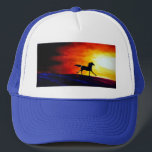 Custom Freedom White und Royal Blue Elegante Moder Truckerkappe<br><div class="desc">Custom Freedom White und Royal Blue Elegant Moderne Template Trucker Hut.</div>
