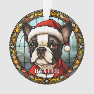 Custom French Bulldog Christmas Ornament