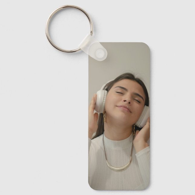 Custom Full Photo Modern   Schlüsselanhänger (Vorderseite)