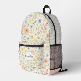 Custom Fun Classy Shabby Französisch Floral Art Mu Bedruckter Rucksack