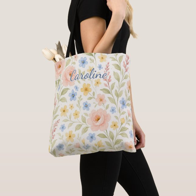 Custom Fun Classy Shabby Französisch Floral Art Mu Tasche (Von Nahem)