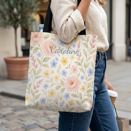 Custom Fun Classy Shabby Französisch Floral Art Mu Tasche