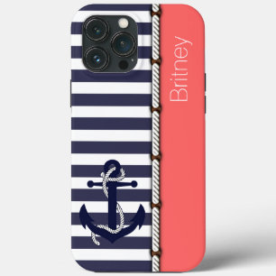 Custom Fun Navy Blue Stripe Koralle Rosa Rosa title_seo2