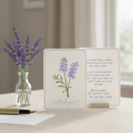 Custom Funeral Thank You Card Dankeskarte