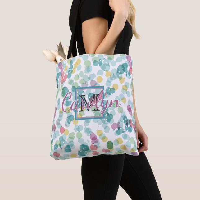 Custom Funky Happy Summer Punkts Pattern Tasche (Von Nahem)