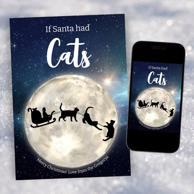 Custom Funny Black Cat Weihnachten (Von Creator hochgeladen)