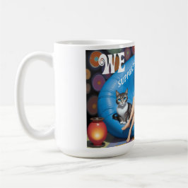 Custom Funny Childless Cat Ladys KAMALA 2024 Kaffeetasse