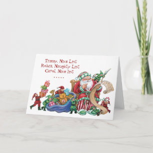 Custom Funny Christmas Card Feiertagskarte