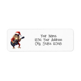 Custom Funny Christmas Frosch Rock Band