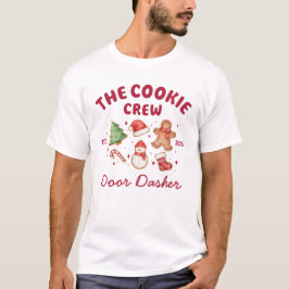 Custom Funny Cookie Crew Christmas Matching Family T-Shirt