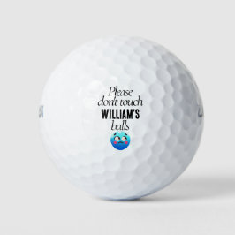 Custom Funny Emoji Love Golf Balls Golfball