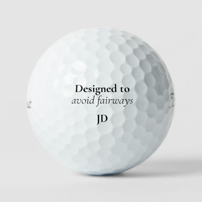 Custom Funny entwickelt, um Fairways Titleist zu v Golfball (Vorderseite)