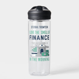 Custom Funny Finance Magnet Trinkflasche