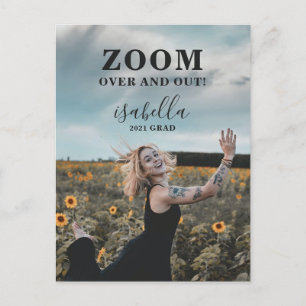Custom Funny Foto Abschluss Ankündigungspostkarte