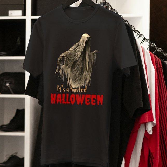 Custom Funny Gothic Horror Red Sepia Ghoul Mens T-Shirt (Von Creator hochgeladen)