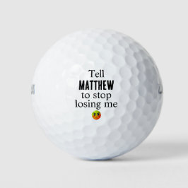 Custom Funny Love Golf Balls Golfball
