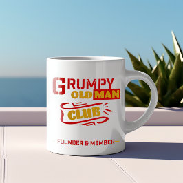 Custom Funny Mug - Grumpy Old Man Club Kaffeetasse