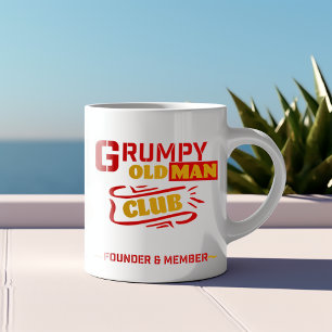 Custom Funny Mug - Grumpy Old Man Club Kaffeetasse