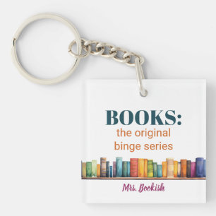 Custom Funny Reading Book Teacher Schlüsselanhänger