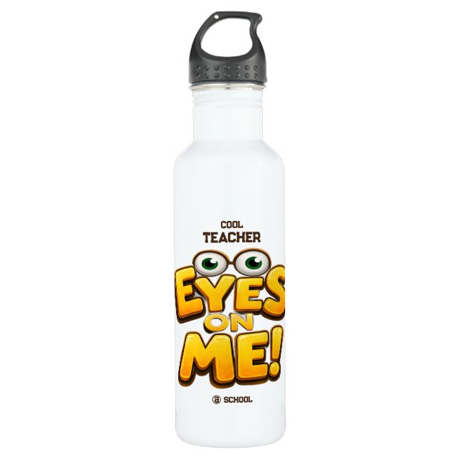 Custom Funny Teacher Gifts  Personalized by School Edelstahlflasche (Vorderseite)