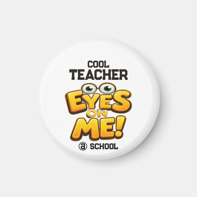 Custom Funny Teacher Gifts  Personalized by School Magnet (Vorne)