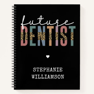 Custom Future Dentist Dentalschüler Geschenke Notizbuch