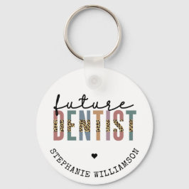 Custom Future Dentist Dentalschüler Geschenke Schlüsselanhänger