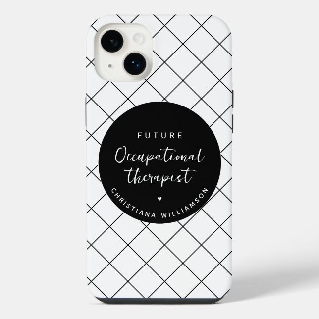 Custom Future OT Berufs-Therapeut Elegant iPhone 14 Plus Hülle (Rückseite)
