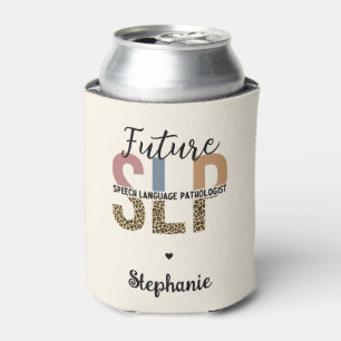 Custom Future SLP Speech Pathologe Leopard Print Dosenkühler