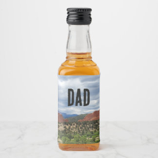 Custom Garden of the Gods Vater Gift Alkoholflaschenetikett