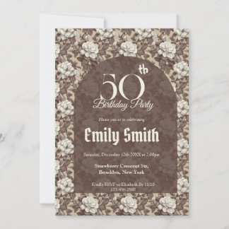 Custom Gardenias Themed Kids’ Birthday Einladung